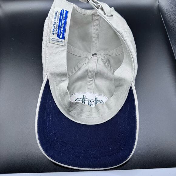 Rare Dave Matthew’s Band Embroidered Adjustable Hat Tan Khaki - Picture 4 of 13